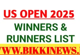 US OPEN 2025 WINNERS LIST