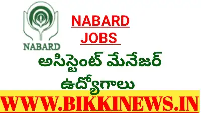 NABARD JOBS - అసిస్టెంట్ మేనేజర్ జాబ్స్ 96 NABARD Assistant Manager jobs notification