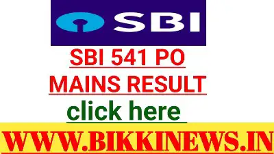 SBI PO RESULTS - ఫలితాల కోసం క్లిక్ చేయండి 102 SBI PO MAINS EXAM RESULTS