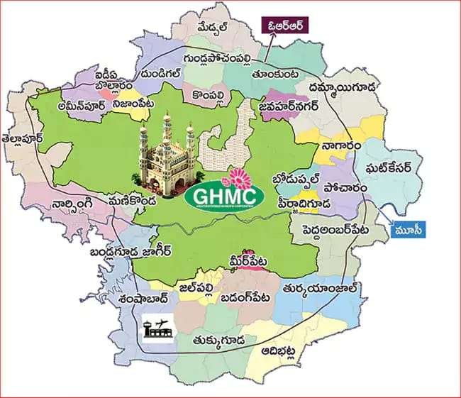 Tcur - జీహెచ్ఎంసీ లో 27 ప్రాంతాలు విలీనం - bikki news