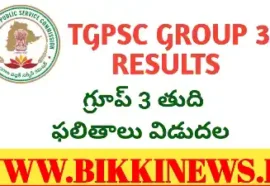 Group 3 result - గ్రూప్ 3 తుది ఫలితాలు విడుదల - bikki news