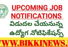 Telangana Upcoming Job Notifications 2026 - త్వరలో విడుదల కానున్న జాబ్ నోటిఫికేషన్స్ Upcoming job notifications