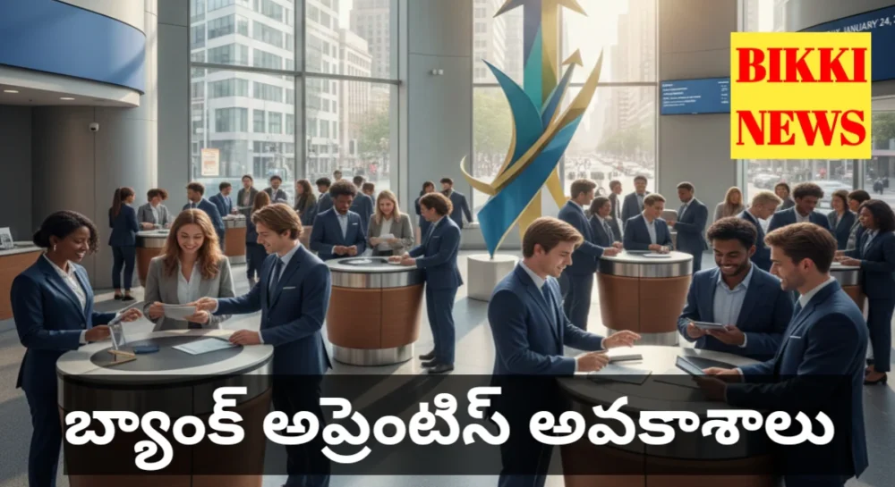 Bank apprentice - డిగ్రీతో 600 బ్యాంక్ అప్రెంటిస్ అవకాశాలు - bikki news