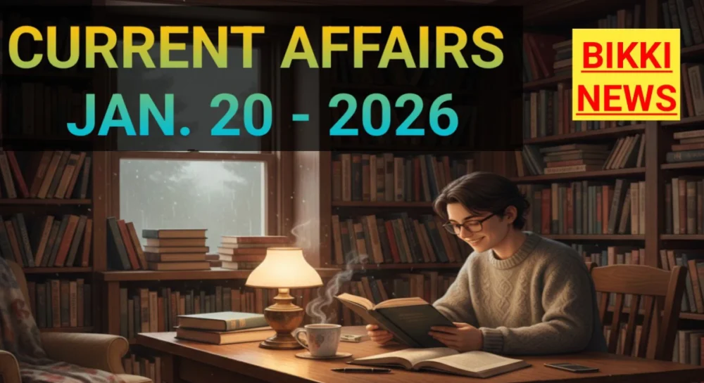 CURRENT AFFAIRS 20 JANUARY 2026