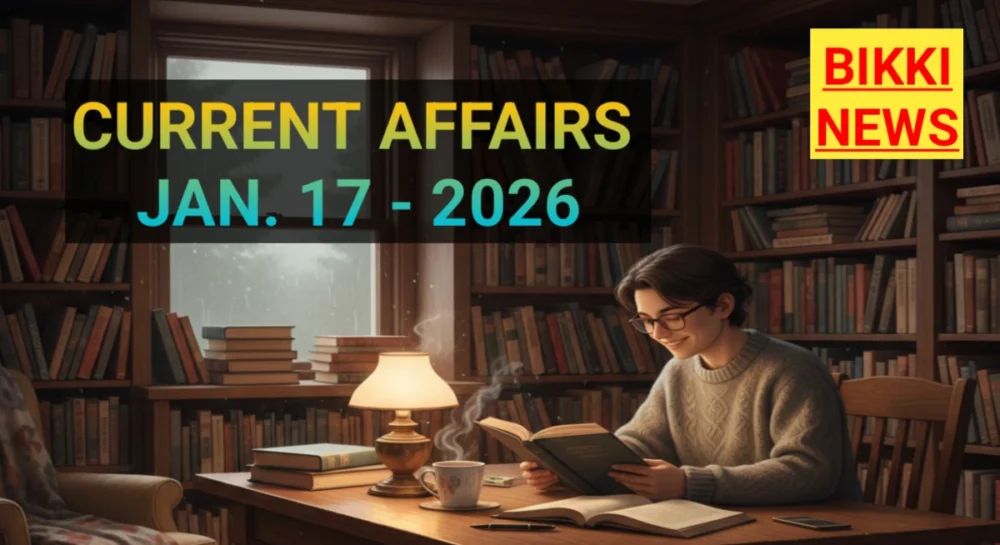 Important current affairs 17 january 2026 - కరెంట్ అఫైర్స్ - bikki news