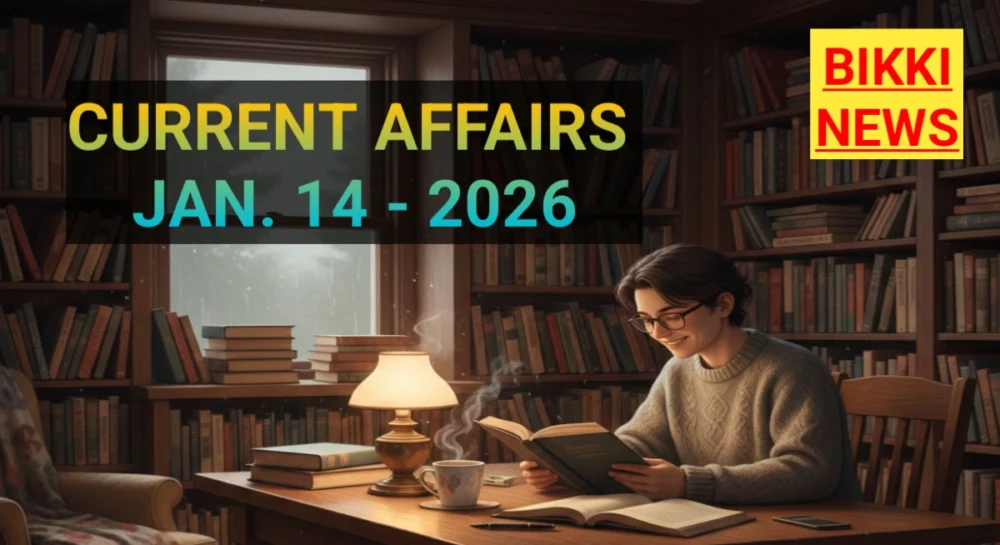 Latest current affairs 14 january 2026 - కరెంట్ అఫైర్స్ - bikki news