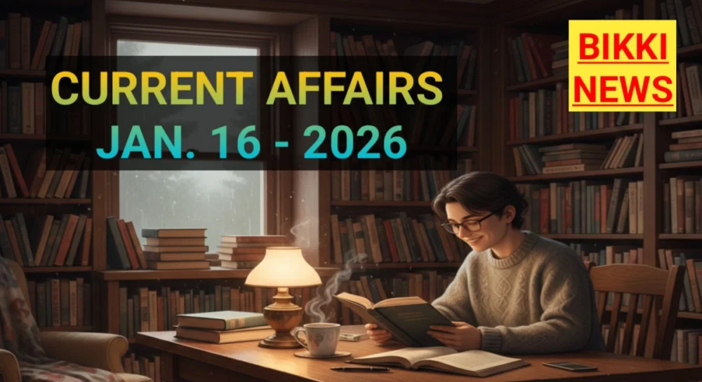 Latest current affairs 16 january 2026
