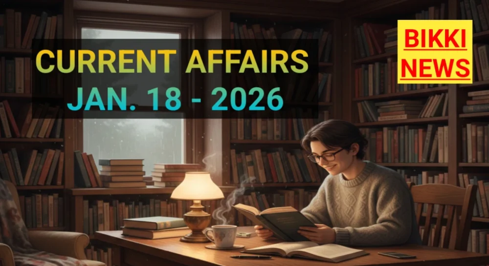 ONE LINER CURRENT AFFAIRS 18 JANUARY 2026