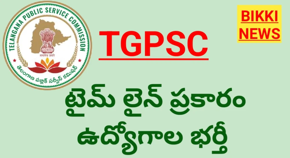 టైం లైన్ ప్రకారం ఉద్యోగాల భర్తీ - TGPSC చైర్మన్ బుర్రా వెంకటేశం 1 TGPSC RECRUITMENT AS PER TIMELINE SAYS BURRA VENKATESHAM BIKKI NEWS