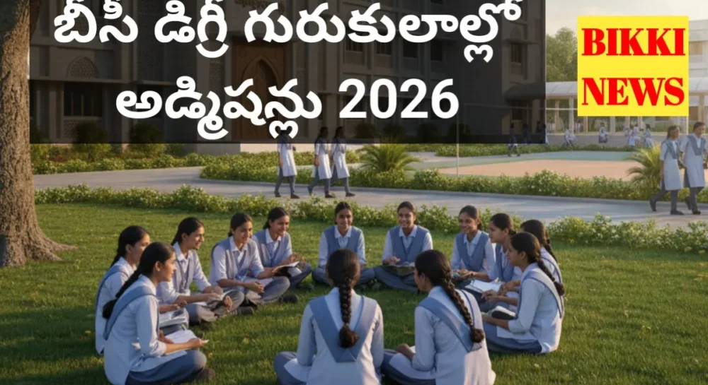 Mjp degree college - బీసీ డిగ్రీ గురుకులాల్లో అడ్మిషన్లు - bikki news