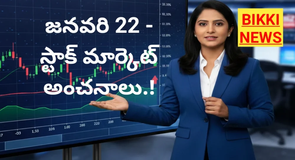 Stock market update on 22nd january 2026
