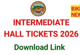 AP INTER HALL TICKETS 2026 కోసం క్లిక్ చేయండి