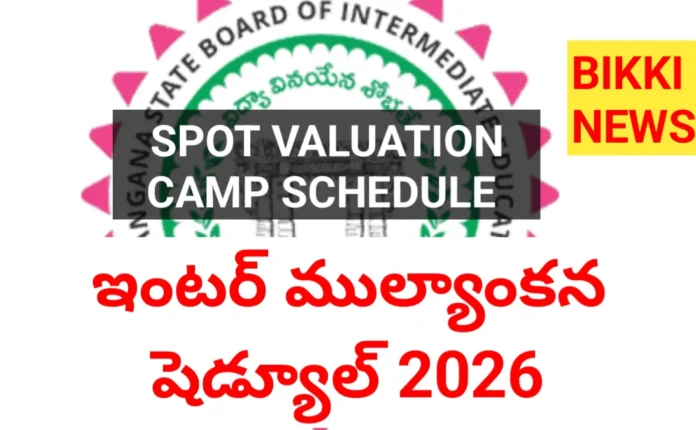 Intermediate Spot Valuation Camp Schedule 2026