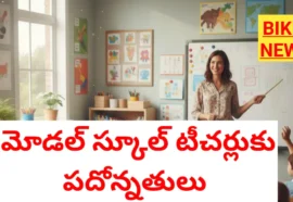 PROMOTIONS TO MODEL SCHOOL TEACHERS IN TELANGANA