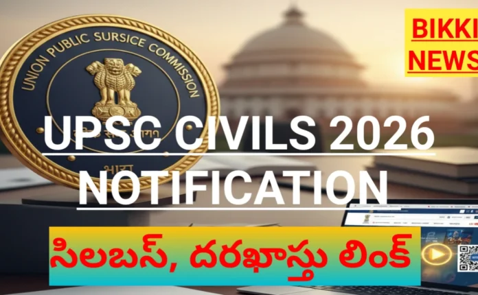 upsc civil services 2026 notification