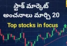 Today stock market strategy and top stocks march 20th - bikki news