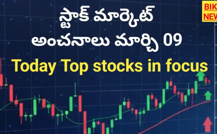 Today stock market strategy march 9th by bikki news