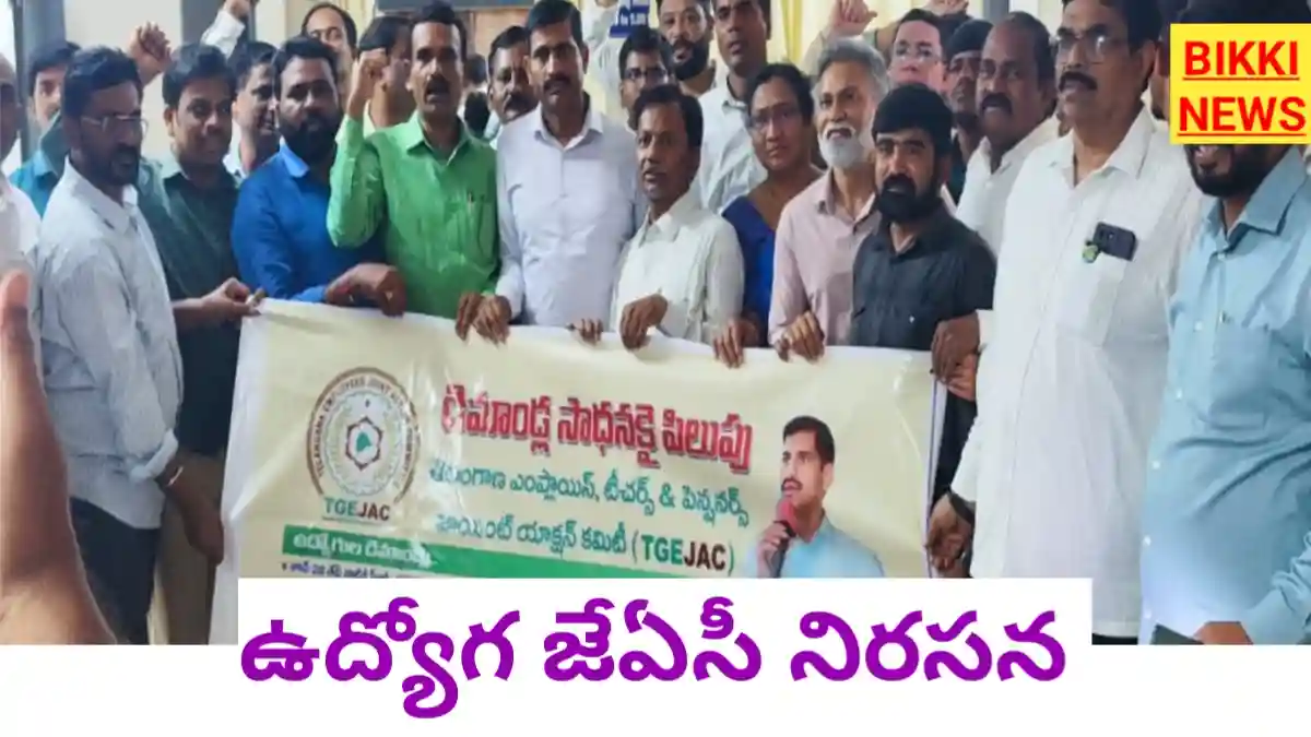 దీర్ఘ‌కాలికంగా పెండింగ్‌లో ఉన్న ఉద్యోగుల‌ స‌మ‌స్య‌ల‌ను ప‌రిష్క‌రించాలి - employees jac - bikki news