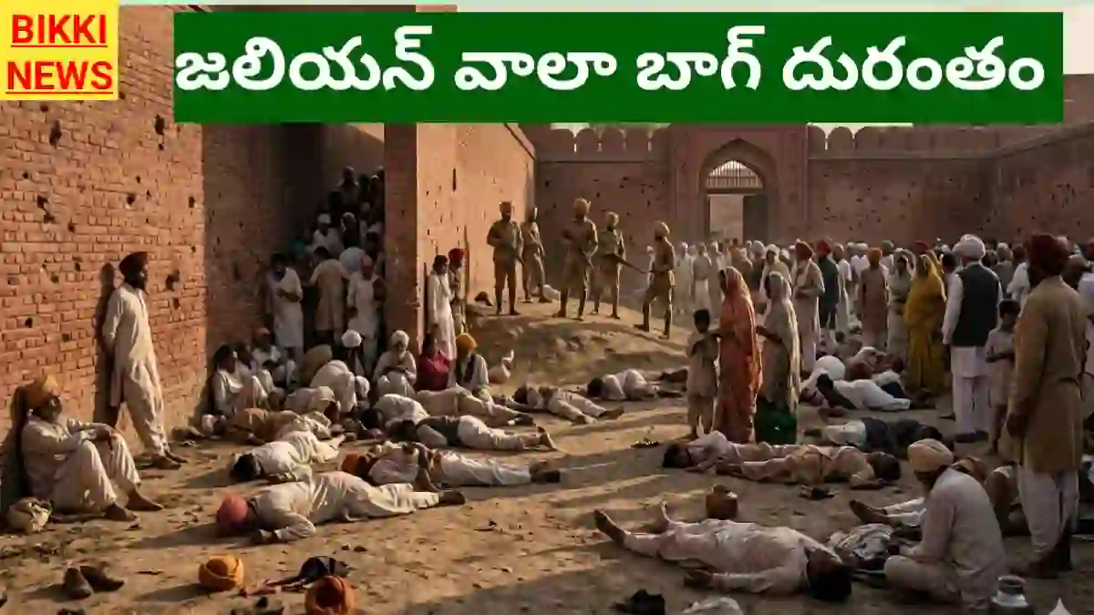 Jallianwala bagh massacre - జలియన్ వాలాబాగ్ దురంతంలో ఏం జరిగింది - bikki news