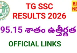 10th results - 95. 15 శాతం ఉత్తీర్ణత - bikki news