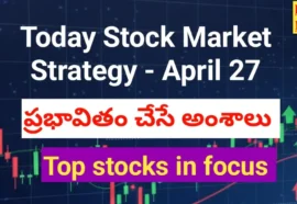 Today stock market strategy april 27th - bikki news