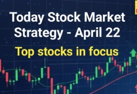 Today stock market strategy april 22nd - bikki news