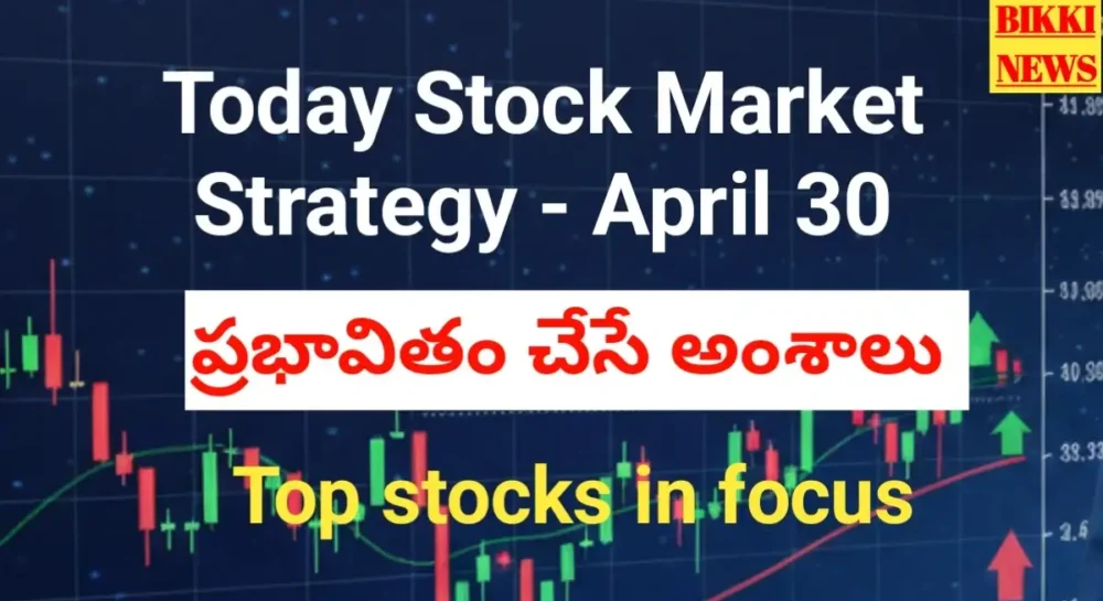 Today Stock Market Strategy April 30Th 2026 Stock market news,