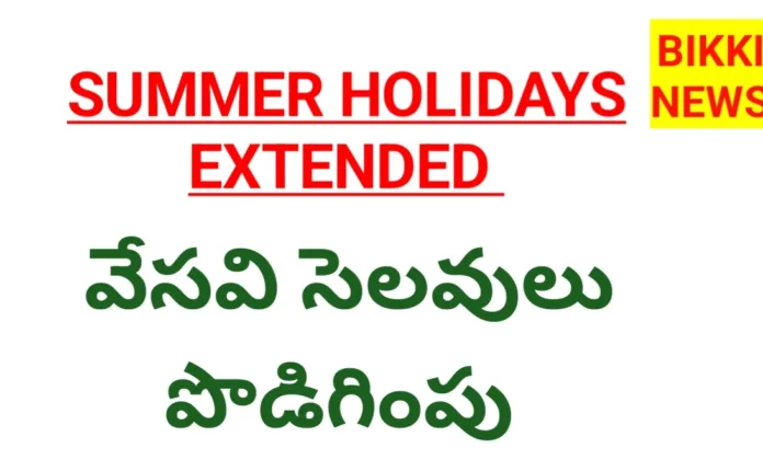 Summer holidays extended