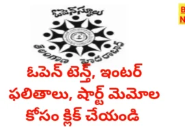 Telangana open 10th and inter results 2026 కోసం క్లిక్ చేయండి - bikki news