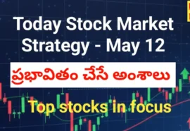 Today stock market strategy may 12th 2026 - bikki news