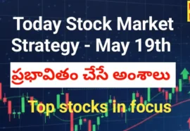 Today stock market strategy may 19th 2026 - bikki news