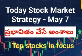 Today stock market strategy may 7th 2026 - bikki news