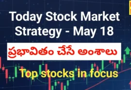 Today stock market strategy may 18th 2026 - bikki news