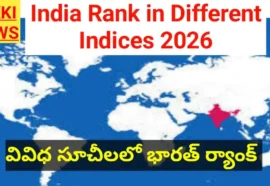 India rank in different indices 2026 - bikki news