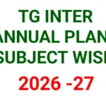 Telangana Intermediate Annual Plans 2026 Subject Wise - Bikki News Telangana intermediate annual plans 2026 subject wise - bikki news