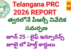 Telangana prc 2026- త్వరలోనే పీఆర్సీ నివేదిక సమర్పణ - bikki news