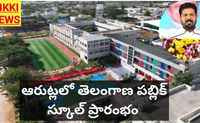 Telangana public school - ఆరుట్ల తెలంగాణ పబ్లిక్ స్కూల్ ప్రారంభం - bikki news