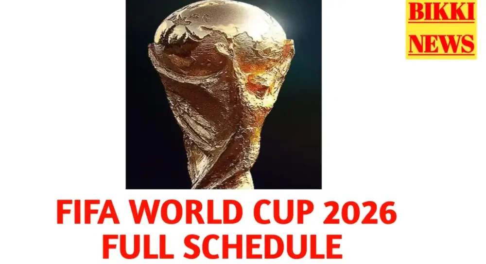 Fifa world cup 2026 schedule