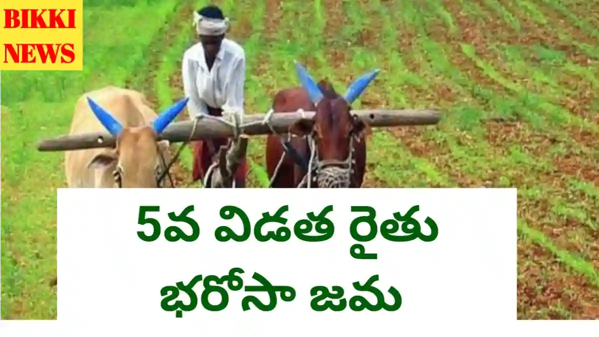 Rythu bharosa 5th phase