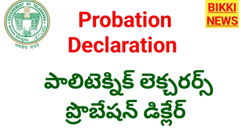 Probation declaration