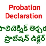 Probation declaration: తెలంగాణ ప్రభుత్వ పాలిటెక్నిక్ లెక్చరర్లకు తీపి కబురు: 367 మంది సర్వీసులు క్రమబద్ధీకరణ! - bikki news