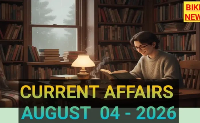 Current affairs 4th august 2026