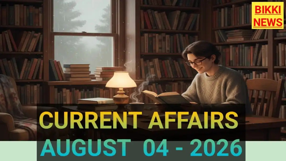 Daily current affairs 4th august 2026 - టాప్ కరెంట్ అఫైర్స్ - bikki news