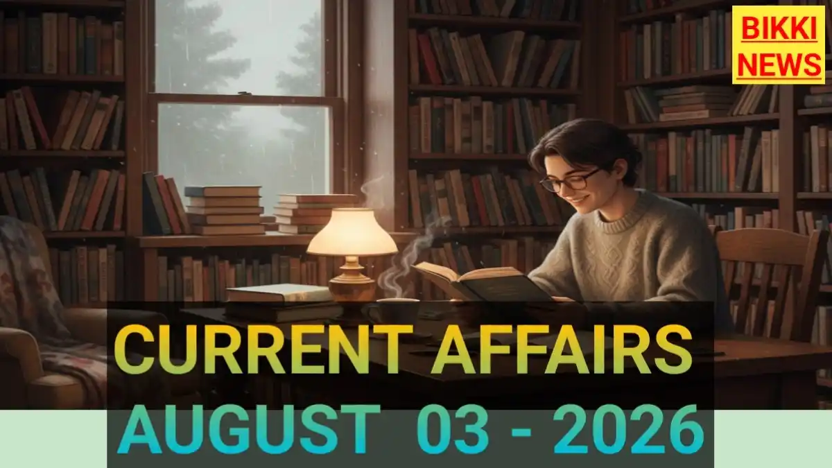 Today top current affairs by bikki news