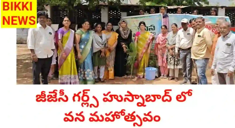 Gjc Girls Husnabad - జాతీయ సేవా పథకం ఎన్ఎస్ఎస్ ఆధ్వర్యంలో వన మహోత్సవం Gjc girls husnabad