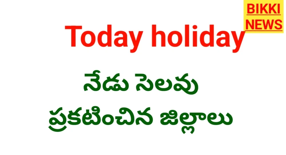 Today holiday