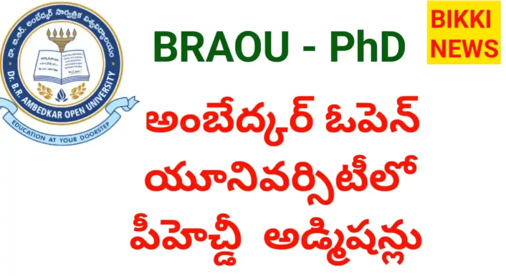 Braou ph. D admission 2026