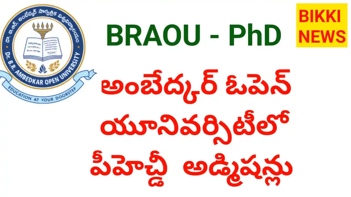 Braou ph. D admission 2026