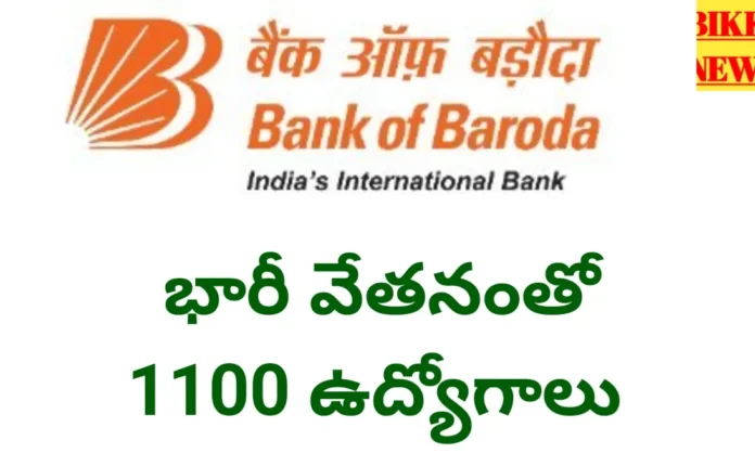 Bank of baroda 1100 wealth executive jobs notification