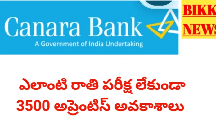 Canara bank recruitment 2026